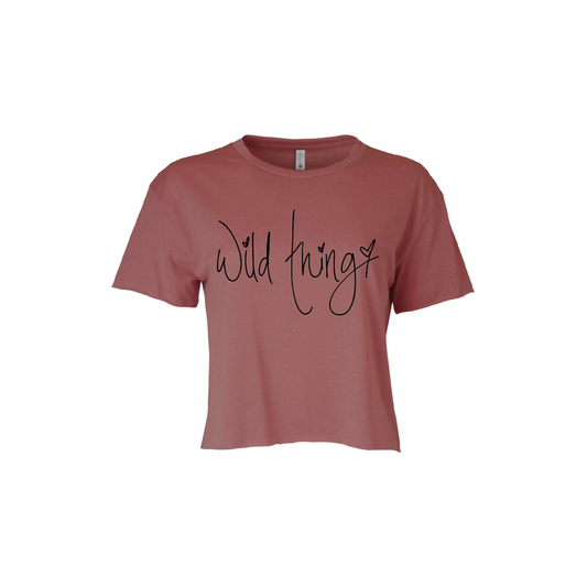 Wild Thing cropped tee