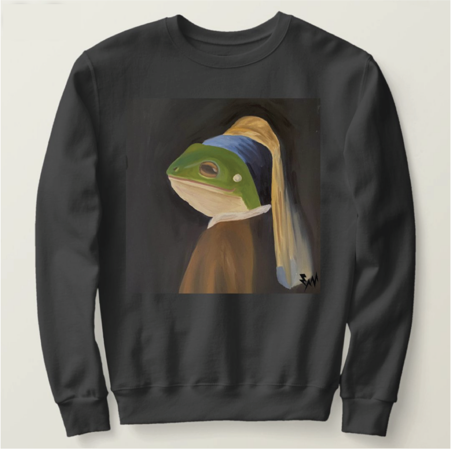 Frog with the Pearl Earring Sweatshirt